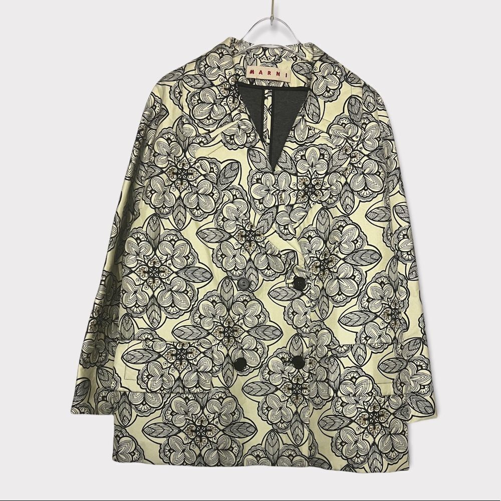 Marni Blazer Oversized Floral Jacket Sz 38‎